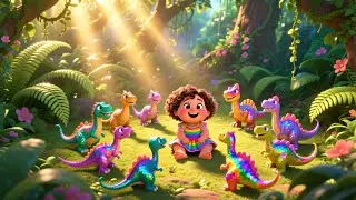 Little Dino 🦕🎶 Fun Counting Song | Toddler Nursery Rhyme & Sing-Along