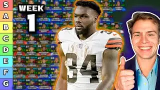 Week 1 Flex Rankings & Tiers (Top 75)