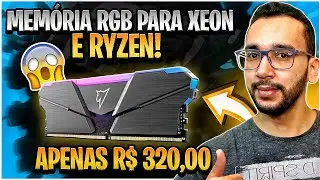 MUITO BARATO! Mem&oacute;ria DDR4 RGB Netac do Aliexpress: Unboxing, XMP, Overclock