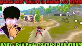 Madan Baby live streamers talking poda in madan #madan #madanthulife #commedy #funy #madanop