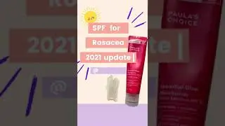 ☀️ SUNSCREEN FOR SENSITIVE SKIN AND ROSACEA | 2021 UPDATE | THELIDIAEDIT #shorts