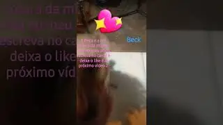 Beck Helena curte o v&iacute;deo parab&eacute;ns Helena