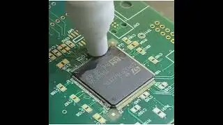 How to soldering cpu Hand soldering Techniques #CPU