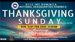THANKSGIVING SUNDAY SERVICE. 01ST FEBRUARY 2026