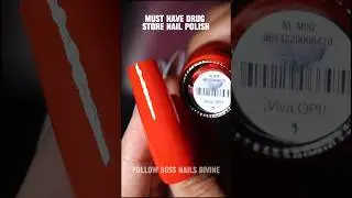 MUST HAVE DRUG STORE NAIL POLISH || OPINION VIVA OPI NAIL LAQURE #nailart #nailpolish