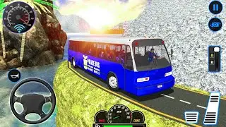 Police Uphill Offroad Bus Driving Simulator Bus Games | Bus Games 3D &ndash; Android Gameplay