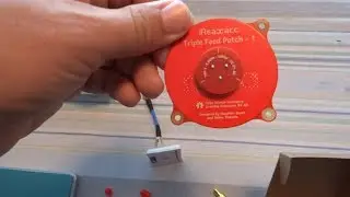 Realacc Triple Feed Patch-1 5.8GHz 9.4dBi Directional Circular Polarized FPV Pagoda Antenna