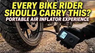 Every Bike Rider Should Carry This? | Portable Qubo Air Inflator Experience