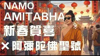 新春賀喜 × 阿彌陀佛聖號｜過年吉祥祝福背景佛樂｜把福氣放進家裡｜Namo Amitabha Buddha｜一路放鬆、一起持誦
