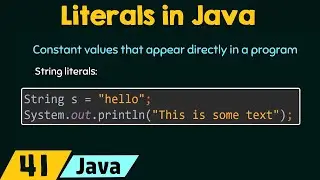 Literals in Java