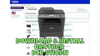 How To Setup Brother DCP 8110DN Printer Driver in Windows || Printer Driver Installation