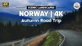 Norway in 4K Stunning Autumn Road Trip Through Scenic Landscapes 🍂🚗