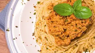 Creamy Vegan Tomato Basil Pasta Pesto - Tomato Basil Pesto Vegan | Our Vegan Kitchen 💚