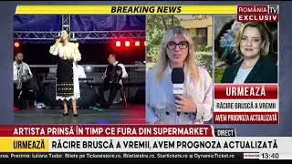 O c&acirc;ntăreaţă de muzică populară, prinsă la furat, &icirc;mpreună cu soțul