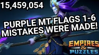 Purple Mythic Titan Hades Flags 1-6! 15 Million With No Gastille! Empires And Puzzles