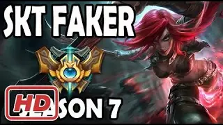 FAKER plays KATARINA vs A Korean Challenger LEBLANC Patch 7.1
