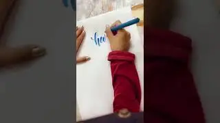 Writing my subscriber name #lettering #subscribers #shorts