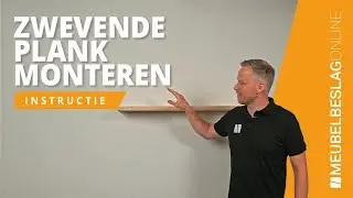Een plank blind ophangen (zwevend) | MEUBELBESLAGONLINE