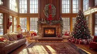 Create Your Cozy Winter Wonderland at Home with Fireplace and Piano Sounds for Working and Studying