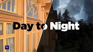 ازاي تحول المشهد من الصبح ل الليل في أدوبي بريمير برو ؟؟ || Day to Night in Adobe Premiere Pro