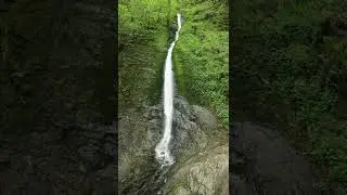 Lydford Gorge, Devon.   The White lady waterfall.