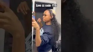 Flip Over Quick Weave✨Front Leave Out & Blended Tutorial | Raw Burmese Curly Hair Ft.@UlaHair
