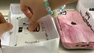 Kawaii food phone blind bag asmr unboxing😁😁 (phone case)