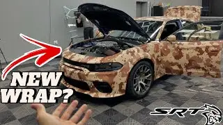 Поехал обклеивать свой Hellcat!