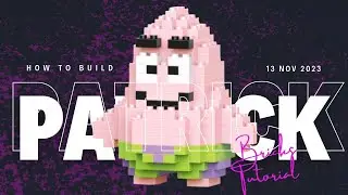 how to build PATRICK LEGO mini bricks tutorial (bahasa) | MY BLOCKS 7246A