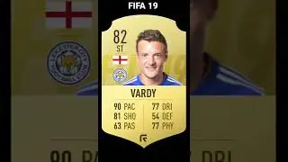 JAMIE VARDY THROUGH THE FIFA YEARS #fifabuddy #jamievardy