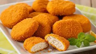 Crispy Homemade Chicken Nuggets Recipe from Scratch | How to make Chicken Nuggets at home easy!
