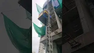 passenger Hoist Test #buildingconstruction