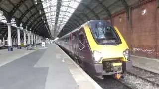 Double Cross Country 'Voyager' leaves Darlington (17/7/14)