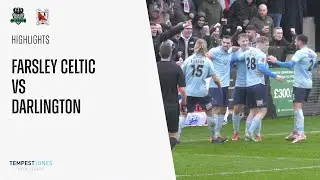 Farsley Celtic 1-2 Darlington - National League North - 2023/24