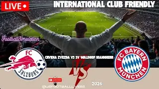 🔴Live International Club Friendly | Red Bull Salzburg vs FC Bayern Munich | SP Football Simulation