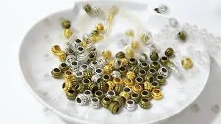 Spacers Column Tube Beads Loose Beads Charm Beads for DIY Jewelry Bracelet Necklace Making