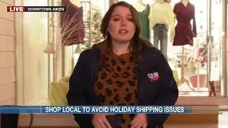 Shop with small local businesses to avoid holiday shipping delays