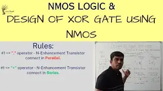 Implementation of XOR Gate With Nmos Transistors || Vlsi Design || S Vijay Murugan || Learn Thought