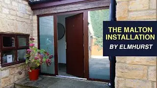 The Malton Door Installation in Nut Brown | Dortech Doors