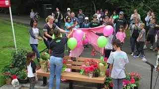 Dedication of Memorial Bench for Avery Huffman