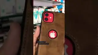 😍Logo cut premium quality leather case for iPhone 12 | iPhone 11 | iPhone X | iPhone XR |  shorts