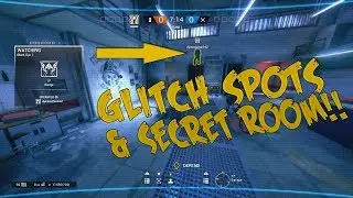 ►Rainbow Six Siege (white noise) :Glitch Spots & Secret Room 2018.