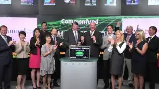 Commonfund opens Toronto Stock Exchange, August 1, 2014.