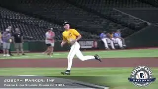 Joseph Parker Prospect Video, Inf, Purvis High School Class of 2025, PG National Workout