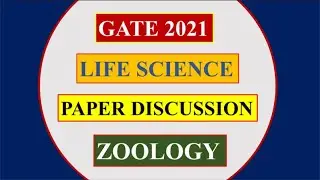 GATE XL 2021 - ZOOLOGY PAPER DISCUSSION | PYQ | SK Sir