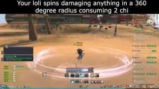 Blade and Soul - Skill Guide, Lyn Blade Master: 流风斩 (Pinwheel)