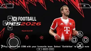 eFootball PES 2026 PPSSPP Android Offline Full Update UCL & League Kits 25/26 Season 4K Graphics