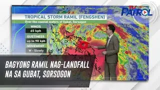 Bagyong Ramil nag-landfall na sa Gubat, Sorsogon | TV Patrol