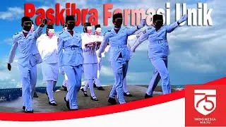 PASKIBRA FORMASI UNIK Saat PDI Perjuangan Gelar HUT RI ke-75