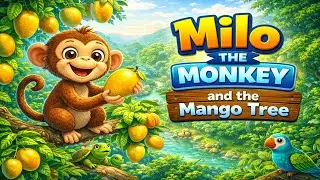 Story Time For Kids - Milo The Monkey And The Mango Tree